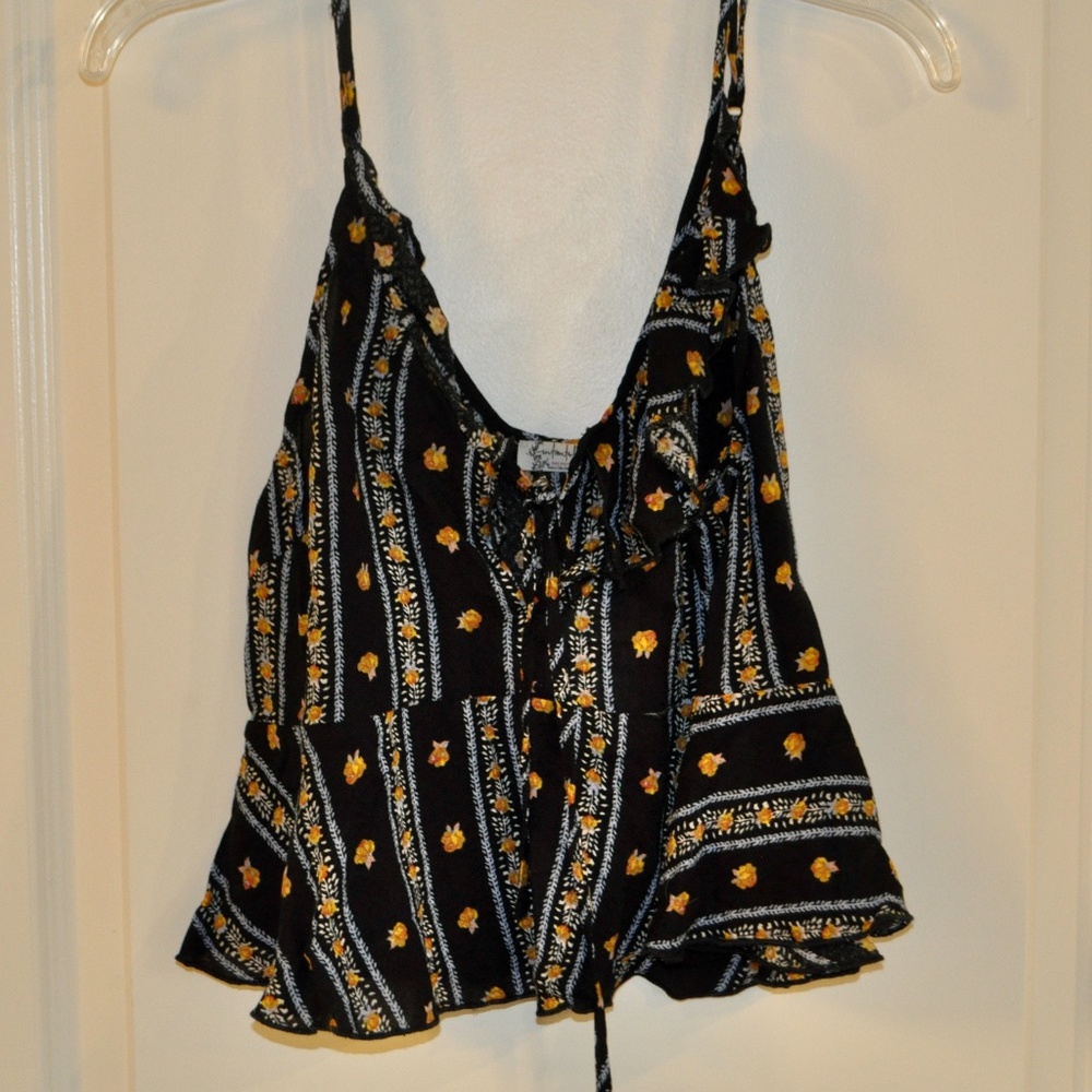 Free people Intimately flower print crop top